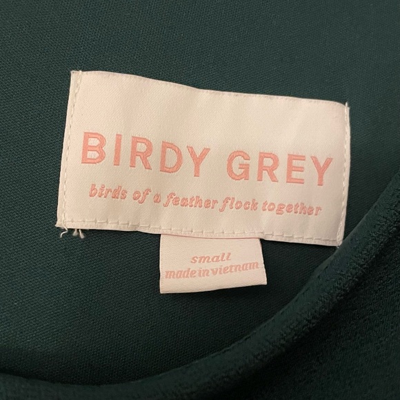 BIRDY GREY KIRA DRESS - Crepe Emerald - Bridesmaid Dress - Picture 5 of 10